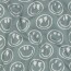 Baumwolljersey Smileys - salbei