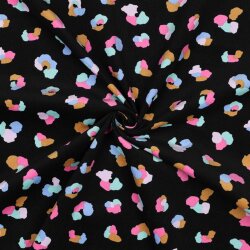 Feincord Leomuster bunt - schwarz