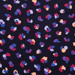 Feincord Leomuster bunt - blau