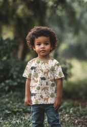 Sweat Digital Waldtiere - altweiß