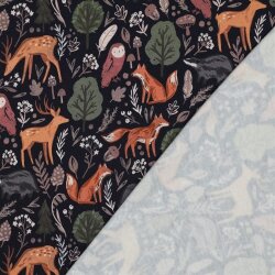 Sweat Digital Waldtiere - dunkelblau