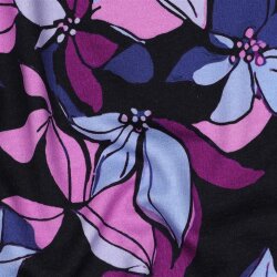 Sweat Digital Lilien- dunkelblau