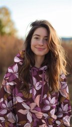 Sweat Digital Lilien- weinrot