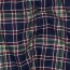 Baumwollflanell Karomuster - dunkelblau