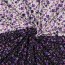 Baumwolljersey Organic Digital Blumen - dunkelblau/lila