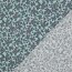 Baumwollflanell Blumen - mint