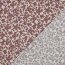 Baumwollflanell Blumen - creme