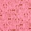 Baumwollflanell Hunde - pink