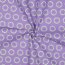 Beschichtete Baumwolle Tropfen Kreise - lavendel