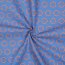 Beschichtete Baumwolle Tropfen Kreise - helljeansblau
