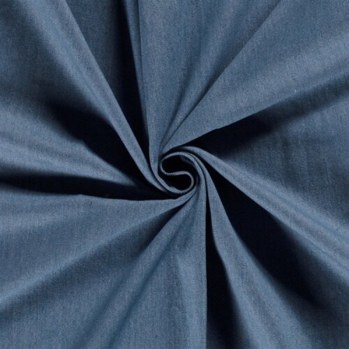 Jeans_Heavy  vorgewaschen Uni - indigo