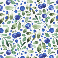 Interieurstoff  Digital Panama BLUEBERRIES