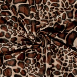 Tierfellimitat Giraffe - beige