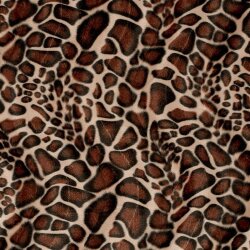 Tierfellimitat Giraffe - beige