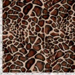 Tierfellimitat Giraffe - beige