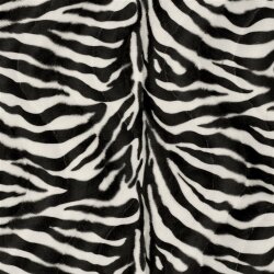 Tierfellimitat Zebra - creme