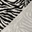 Tierfellimitat Zebra - creme