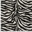 Tierfellimitat Zebra - creme