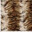 Tierfellimitat Tiger - kamelbraun
