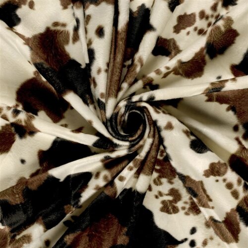 Tierfellimitat Kuh - cremebeige