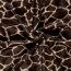 Tierfellimitat Giraffe - dunkelbraun