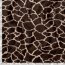 Tierfellimitat Giraffe - dunkelbraun