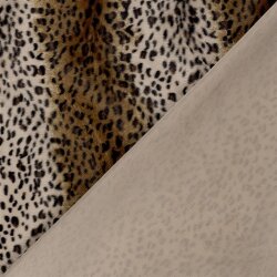 Tierfellimitat Gepard - braun