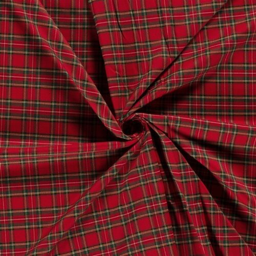 GABARDINE YARN DYED STRETCH CHECK 5200
