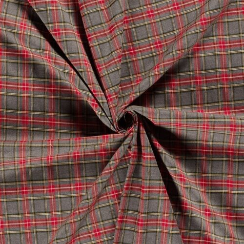 GABARDINE YARN DYED STRETCH CHECK 5200