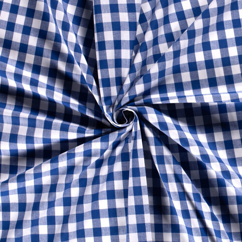 Baumwollpopeline garngefärbt Vichy Karo??mm - FARBE