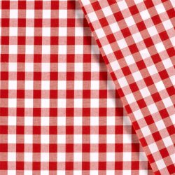 Baumwollpopeline garngefärbt Vichy Karo??mm - FARBE