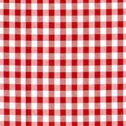 Baumwollpopeline garngefärbt Vichy Karo??mm - rot