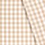 Baumwollpopeline garngefärbt Vichy Karo 18mm - beige