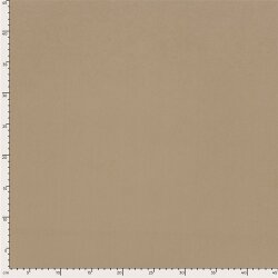 Dekostoff Velouroptik Uni - dunkelbeige