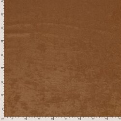 Dekostoff Velouroptik Uni - ziegelrot