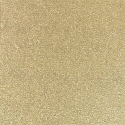 Polyesterjersey Glitzer Uni - gold