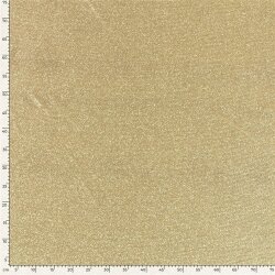 Polyesterjersey Glitzer Uni - gold