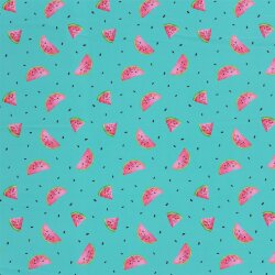 Funktions und Badeanzugstoff LSF50 Recycled Melonen -...