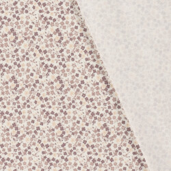 Baumwolljersey Blumenland - creme