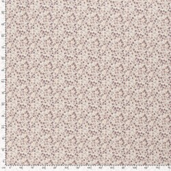 Baumwolljersey Blumenland - creme