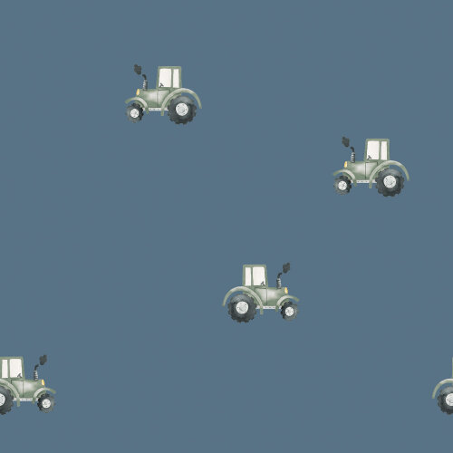 Baumwolljersey Digital Organic TRACTORS