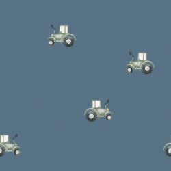 Baumwolljersey Digital Organic TRACTORS