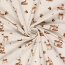 FRENCH TERRY Hirsch - creme