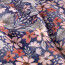 Wintersweat Digital buntes Blumenfeld - dunkelblau