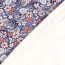 Wintersweat Digital buntes Blumenfeld - dunkelblau