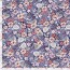 Wintersweat Digital buntes Blumenfeld - dunkelblau