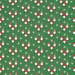 Baumwollpopeline Weihnachtsgnome - FARBE