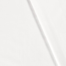 Baumwollstoff Fahnentuch Cretonne *Marie* Uni - weiss