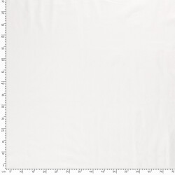 Baumwollstoff Fahnentuch Cretonne *Marie* Uni - weiss