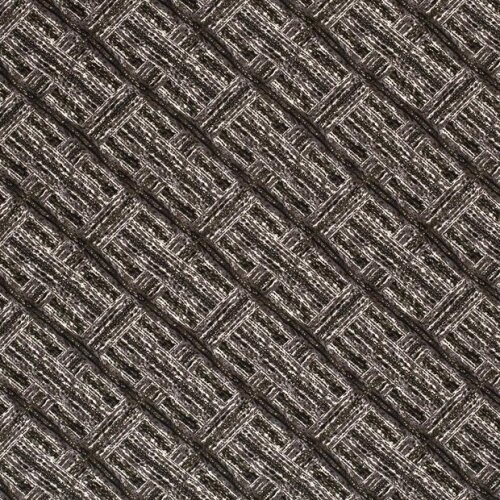0,8 Meter - Polyesterjersey Querstreifen - schwarz